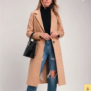 Lulu camel color winter coat